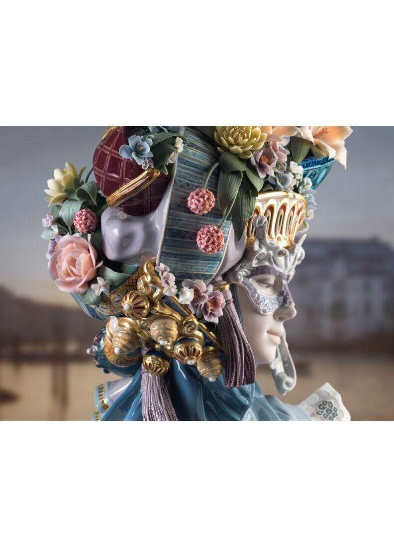 lladro Escultura mujer Fantasía veneciana. Serie limitada En oferta