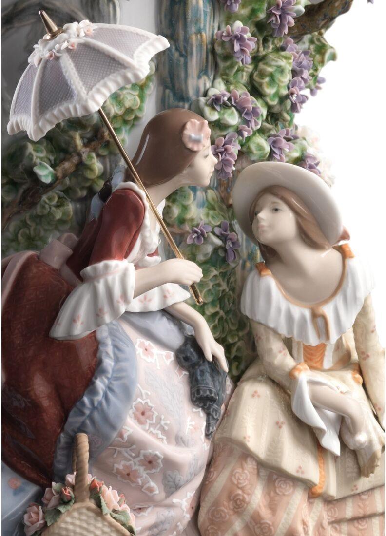 lladro Jarrón damas de Aranjuez. Serie limitada Libre de impuestos