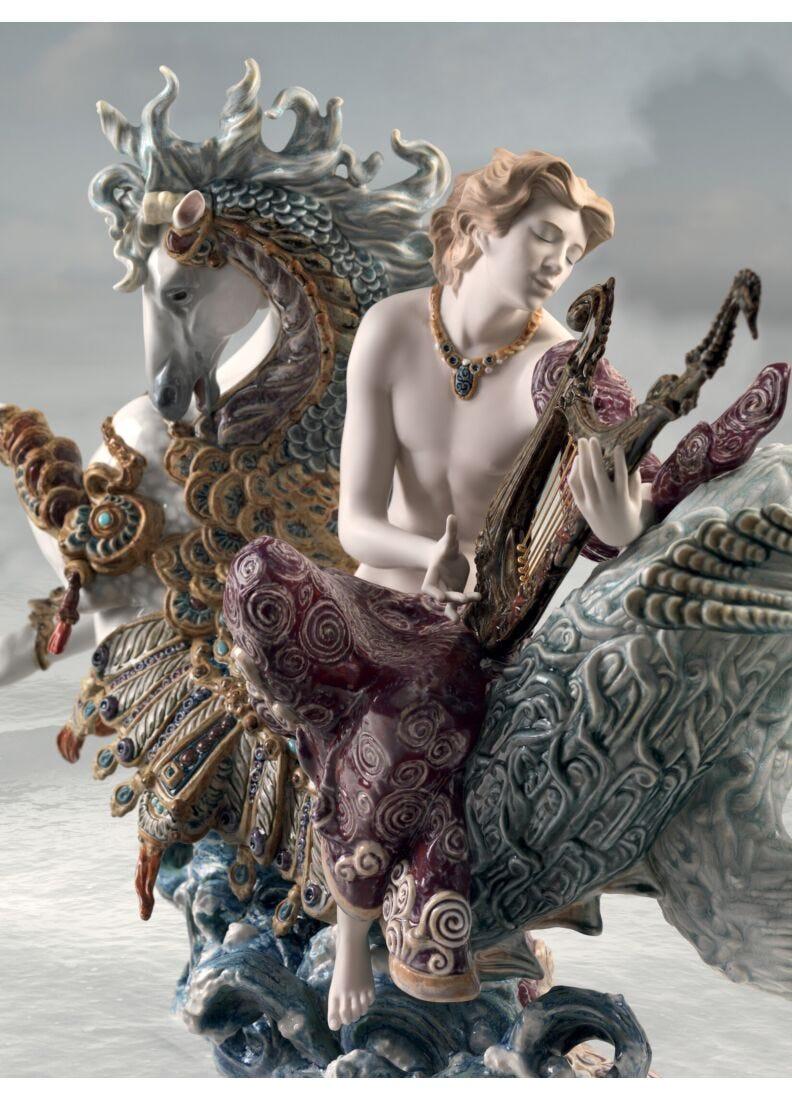 lladro Escultura Arión con caballo de mar. Serie limitada Ofertas de temporada