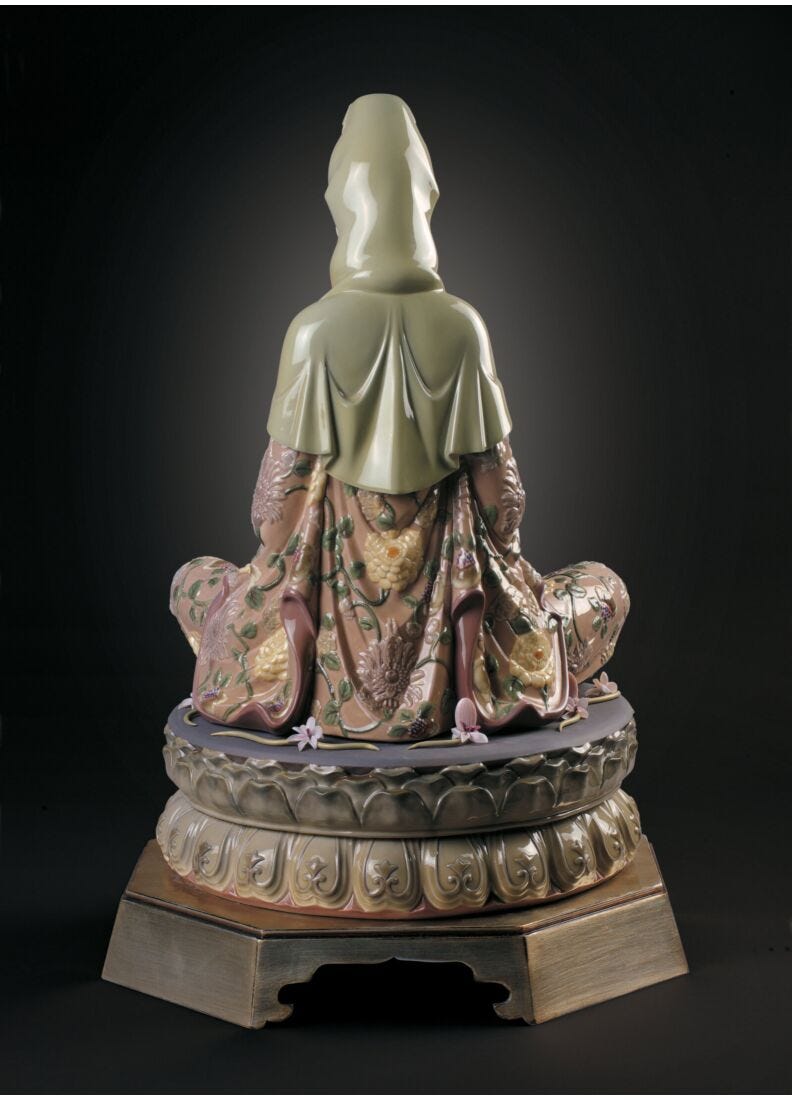 lladro Escultura Kwan Yin. Serie limitada Devoluciones gratuitas
