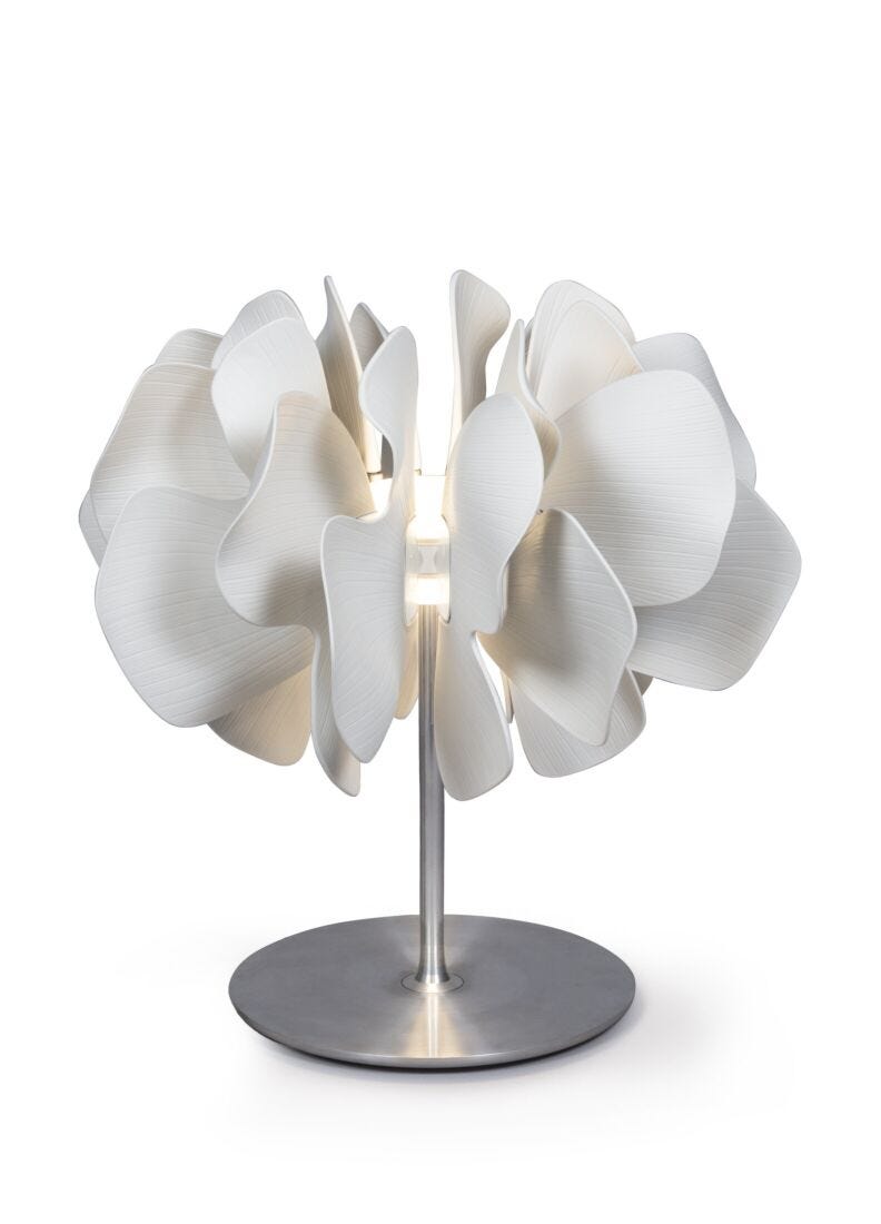 lladro Lámpara de mesa Nightbloom. Blanco. (CE) Envío gratis
