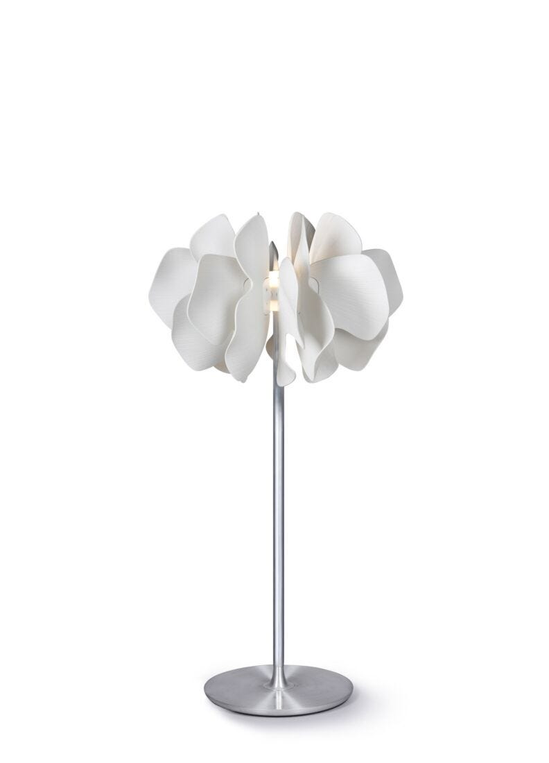 lladro Lámpara de pie Nightbloom. Blanco. Pequeña. (CE)