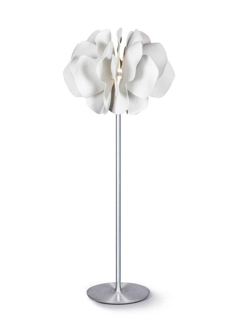 lladro Lámpara de pie Nightbloom. Blanco. (CE)