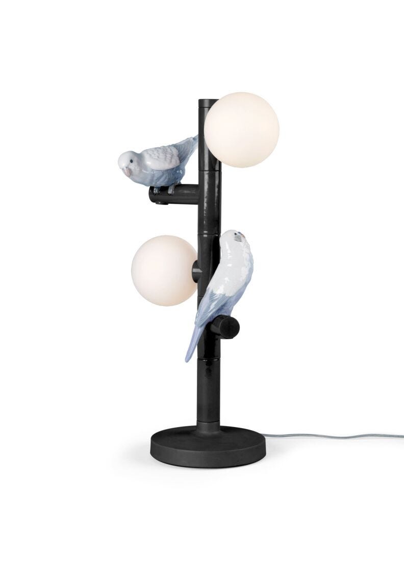 lladro Lámpara de mesa The Parrot Party - negro