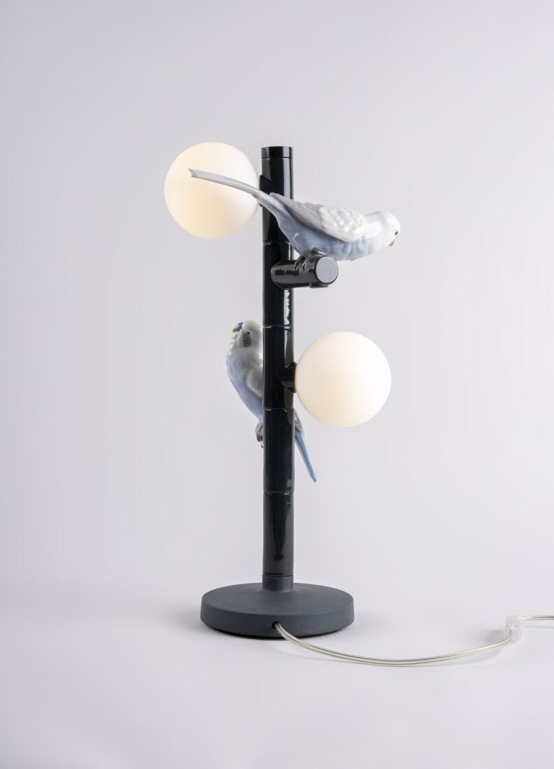 lladro Lámpara de mesa The Parrot Party - negro Promoción por tiempo limitado