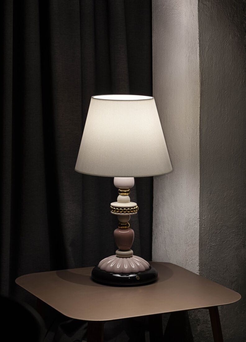 lladro Lámpara de mesa Firefly. Rosa y oro. (CE) Solo hoy