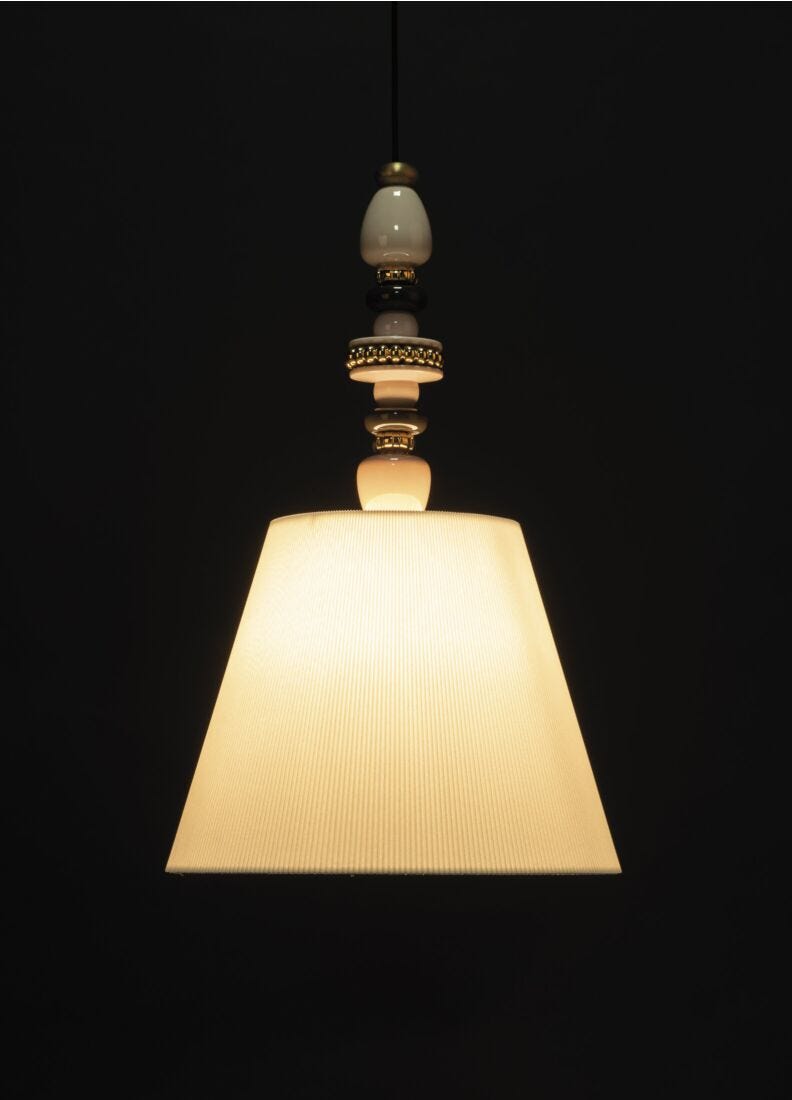 lladro Lámpara de techo Firefly. Rosa y oro. (CE/UK/CCC) Oferta especial de fábrica