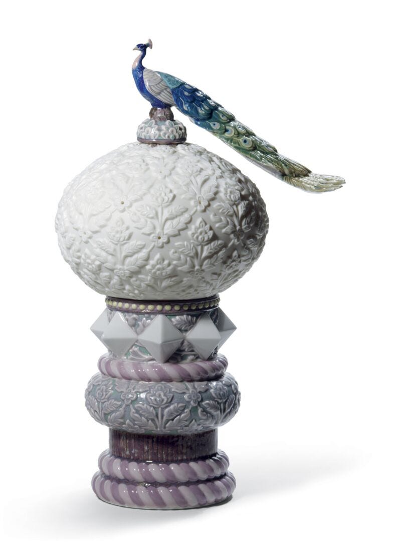 lladro Lámpara de mesa Pavo real (CE) Descuento por venta flash