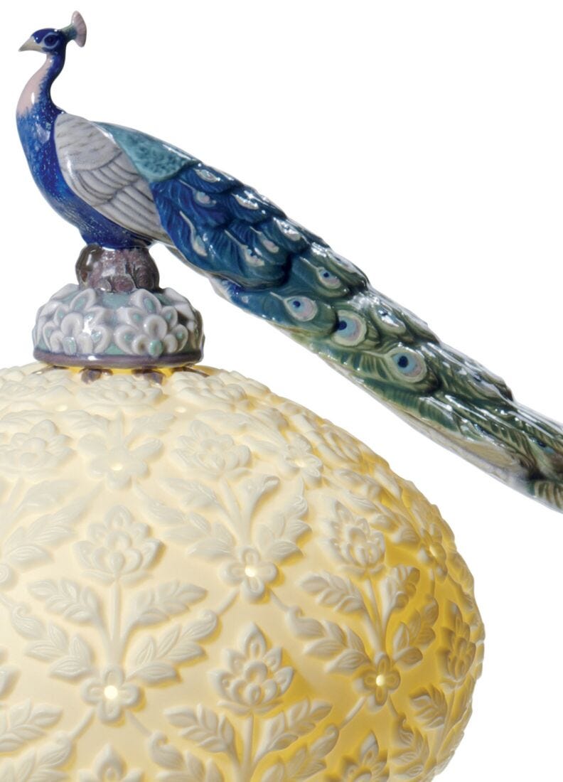 lladro Lámpara de mesa Pavo real (CE) Descuento por venta flash