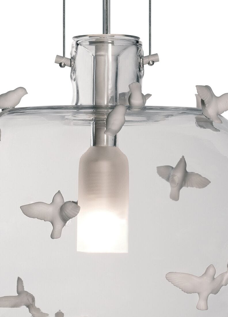 lladro Lámpara de techo Freeze frame pájaros (CE/UK) Ofertas especiales
