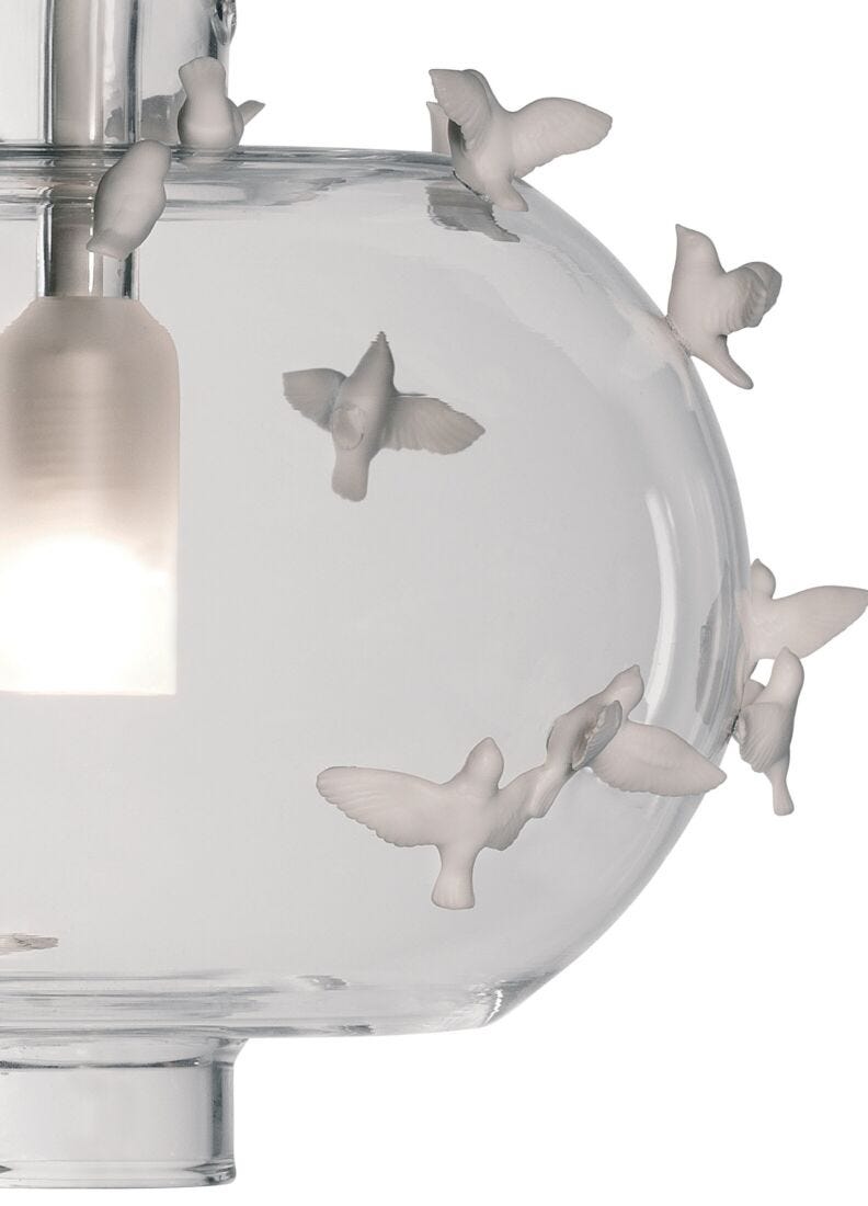lladro Lámpara de techo Freeze frame pájaros (CE/UK) Ofertas especiales