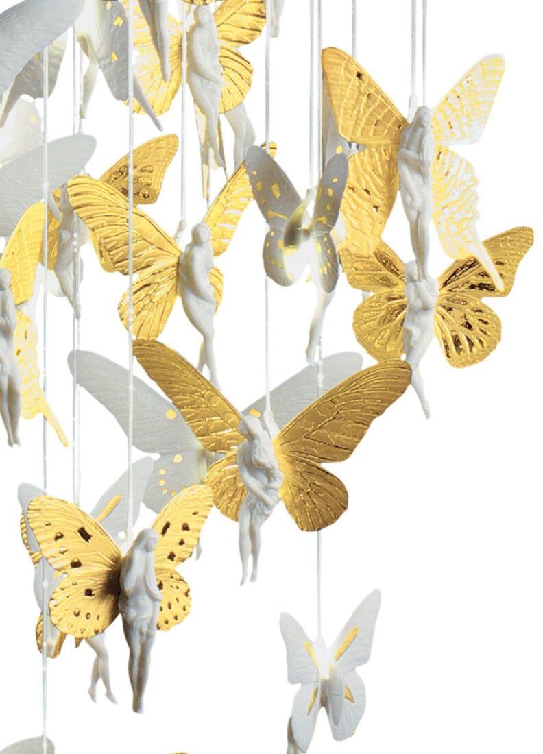 lladro Chandelier Niágara 0.80 m. Lustre oro (CE/UK) 2025