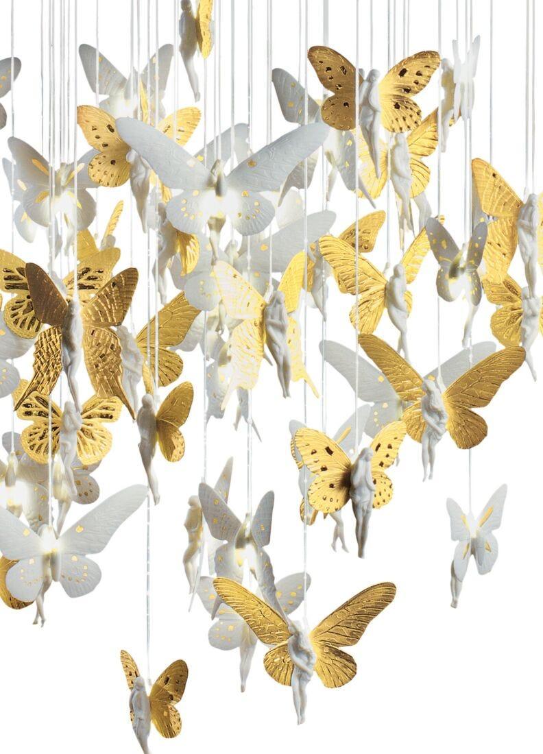 lladro Chandelier Niágara 0.80 m. Lustre oro (CE/UK) 2025