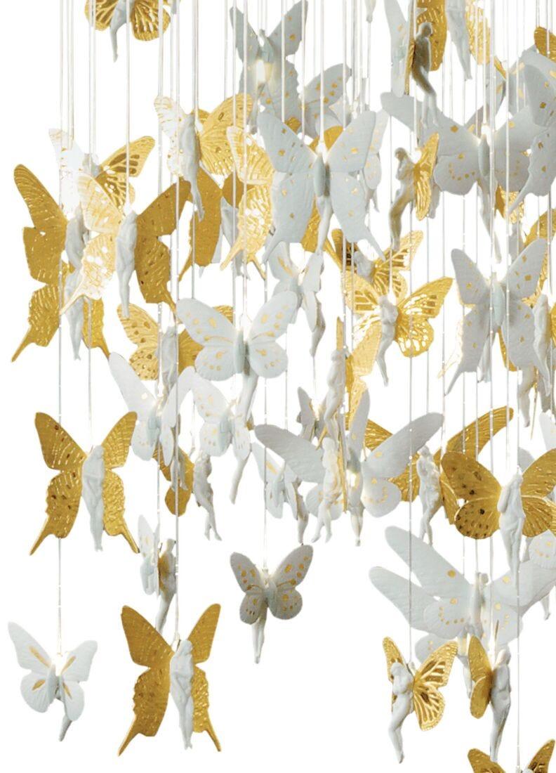 lladro Chandelier Niágara 1 35 m. Lustre oro (CE/UK) En línea