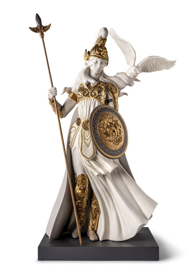 lladro Escultura Atenea Rebajas de fábrica