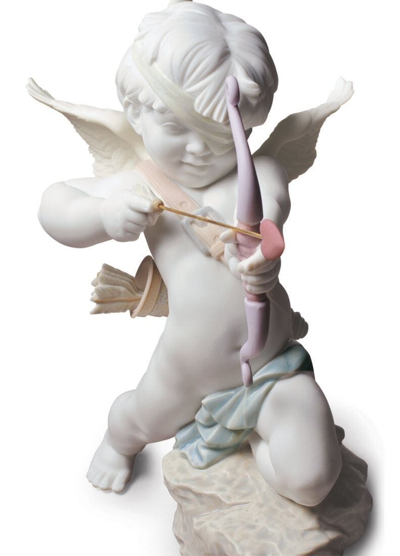 lladro Figura ángel cupido Directo al corazón Los más vendidos