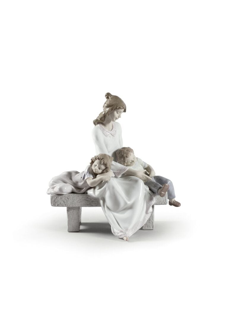 lladro Figura madre e hijos Cansados de jugar COMPRAR AHORA