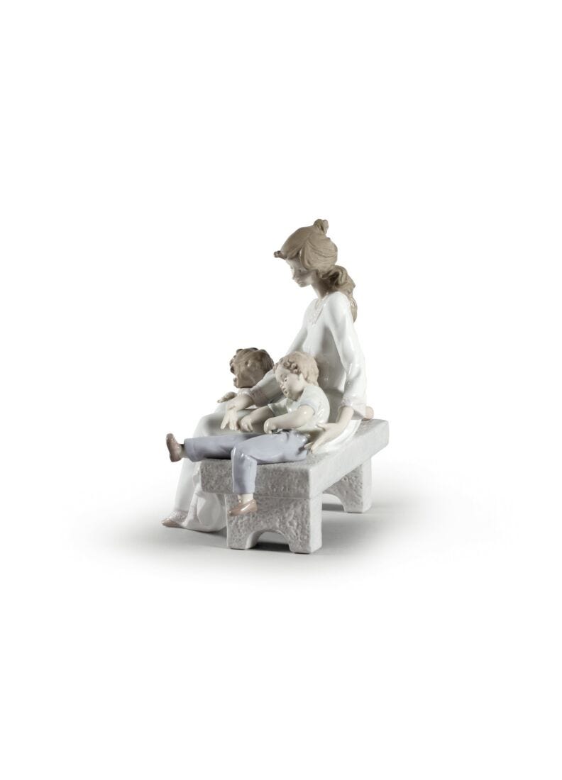 lladro Figura madre e hijos Cansados de jugar COMPRAR AHORA