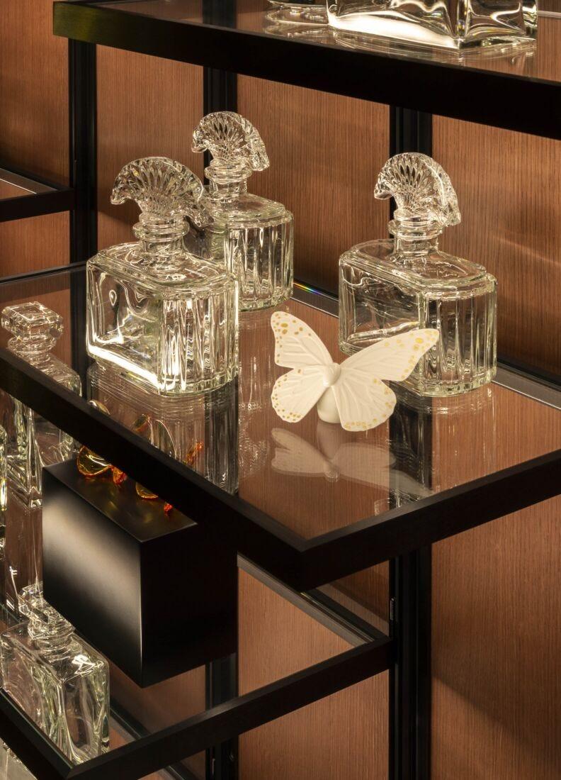 lladro Figura Mariposa. Lustre oro y blanco Último día