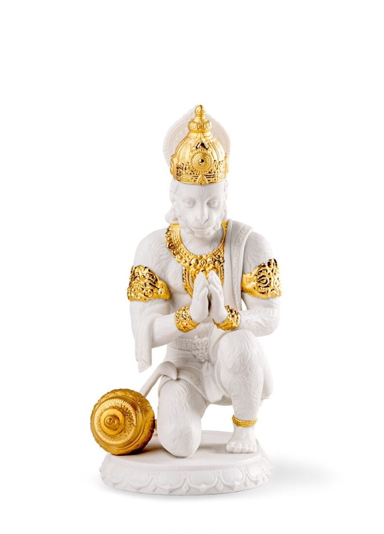 lladro Escultura Hanuman. Lustre oro Promoción trimestral