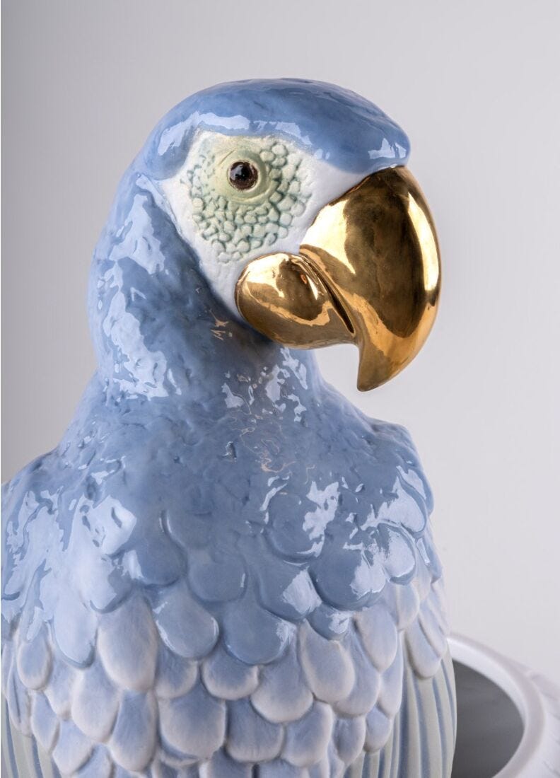 lladro Jarrón Guacamayo Grandes descuentos