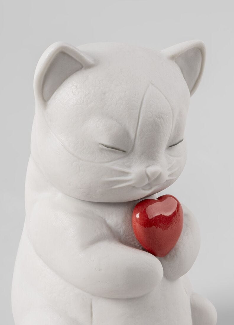 lladro Figura Whiskers-Gato juguetón Tienda de fábrica