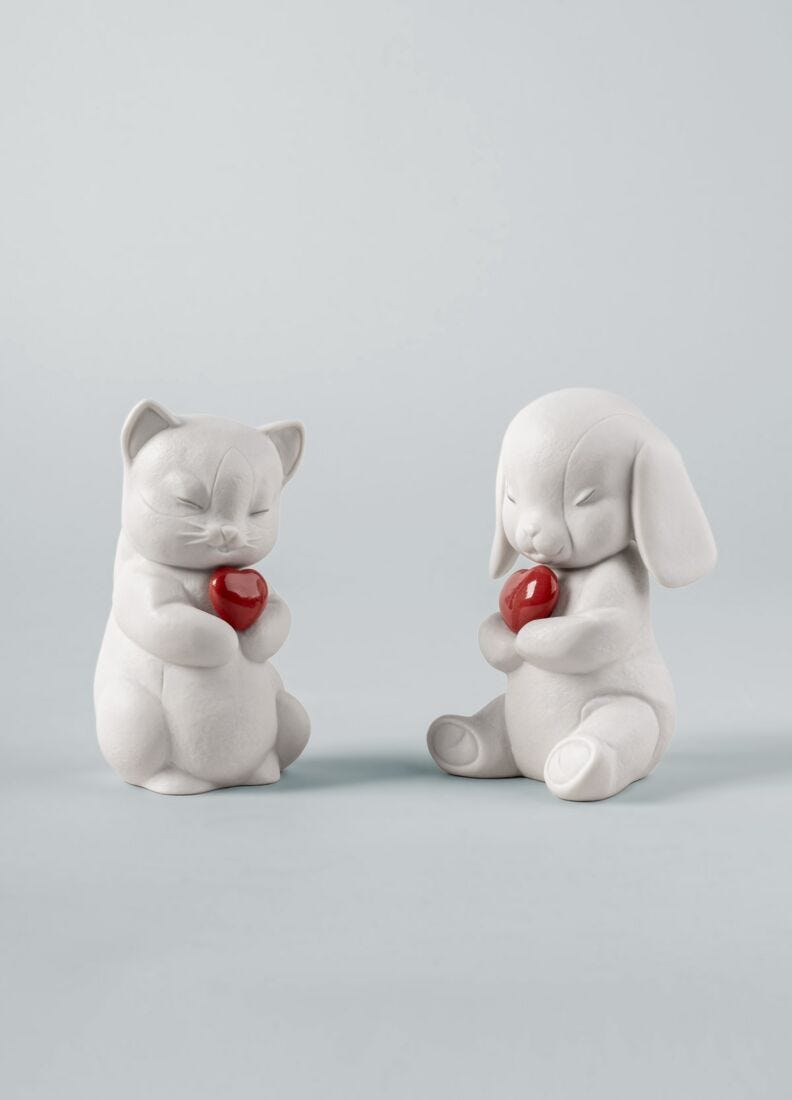 lladro Figura Whiskers-Gato juguetón Tienda de fábrica