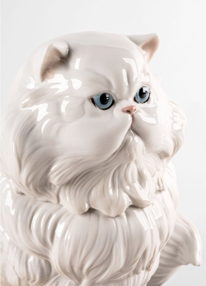 lladro Escultura Gato persa Limitado a 3 días