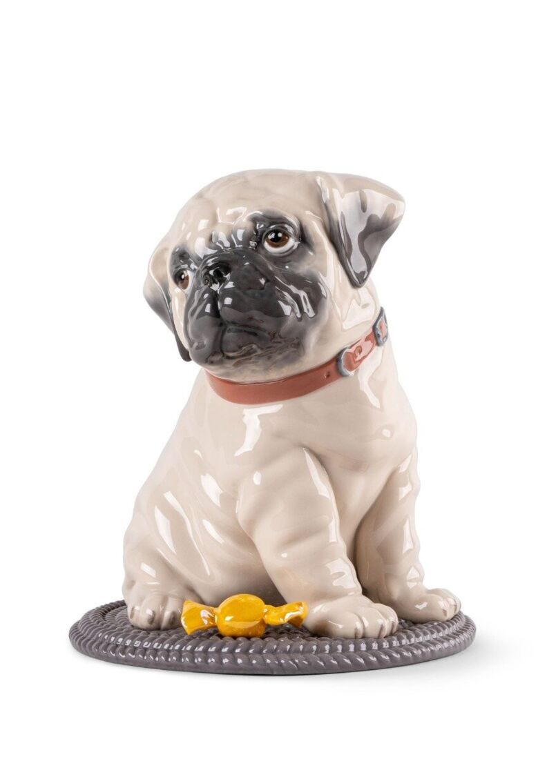 lladro Escultura Puppie Pug Ahorra y exporta