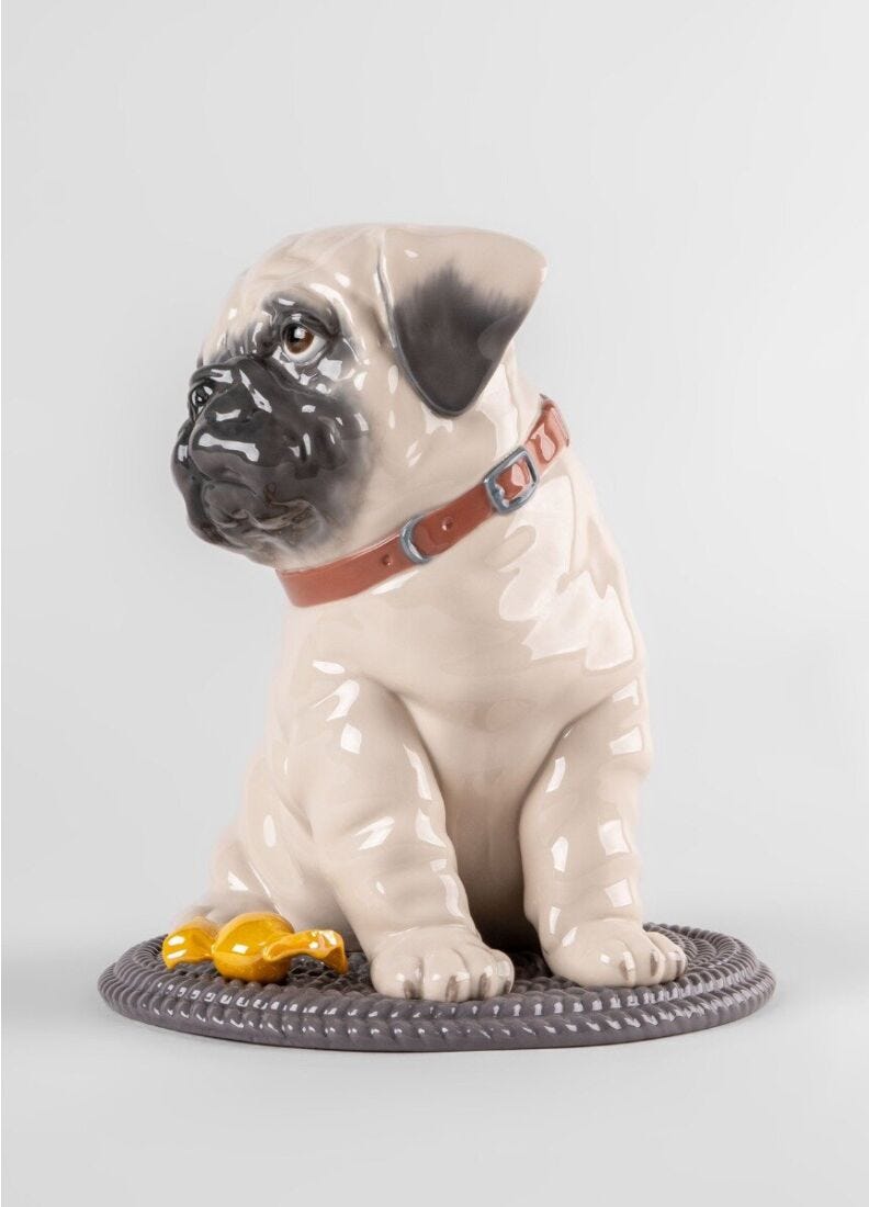 lladro Escultura Puppie Pug Ahorra y exporta