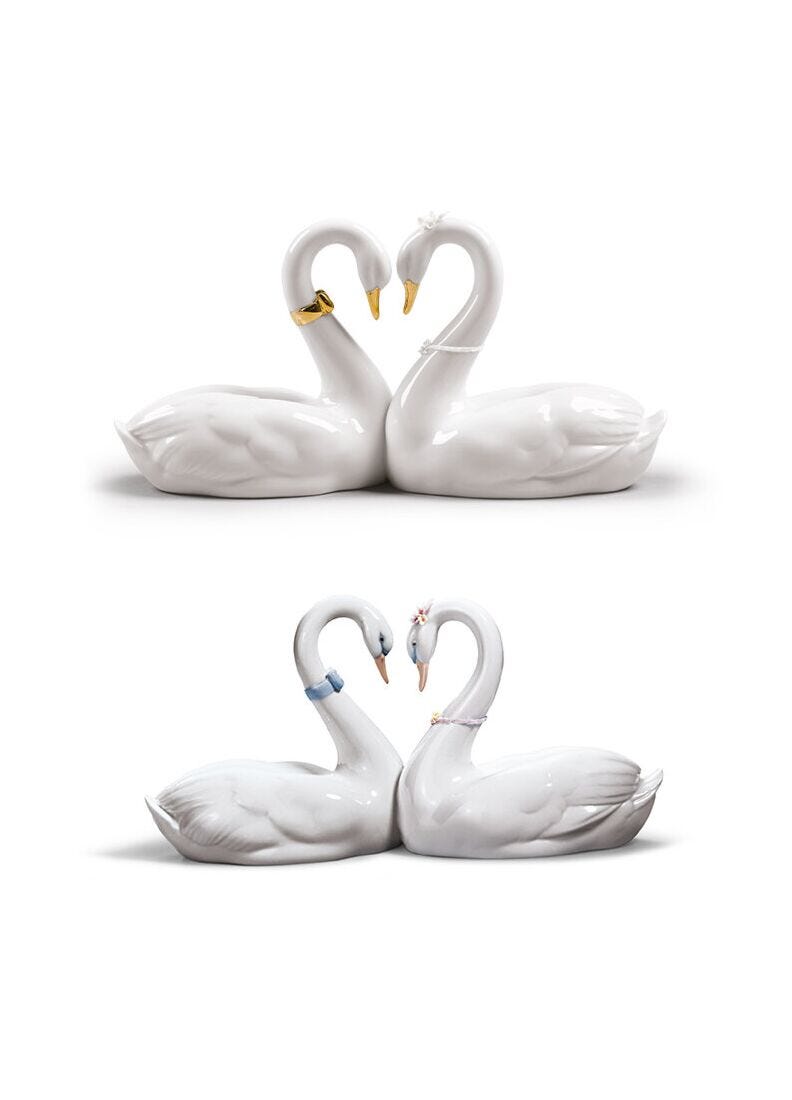 lladro Set Cisnes Corazón Blanco Ofertas de temporada