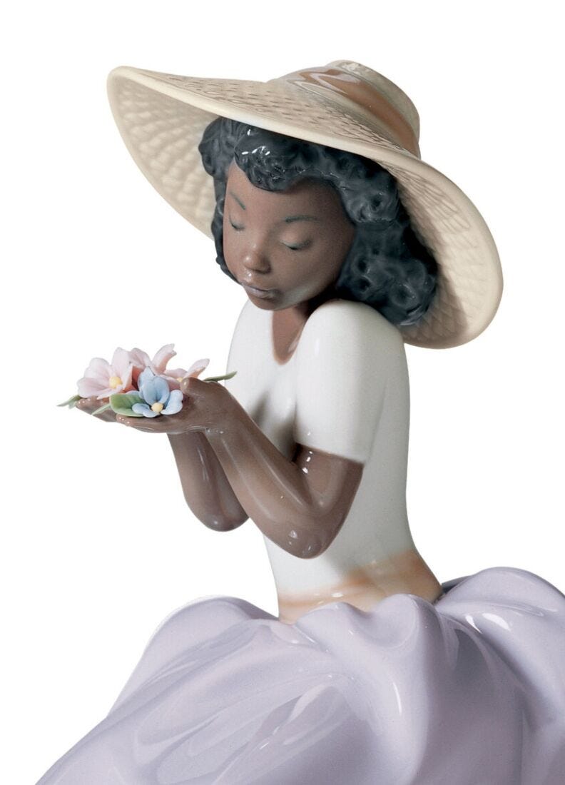 lladro Figura niña Dulce perfume En línea