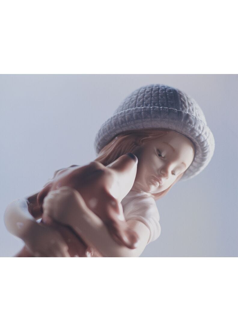 lladro Figura niña con perro Cariñosa bienvenida Gran oferta