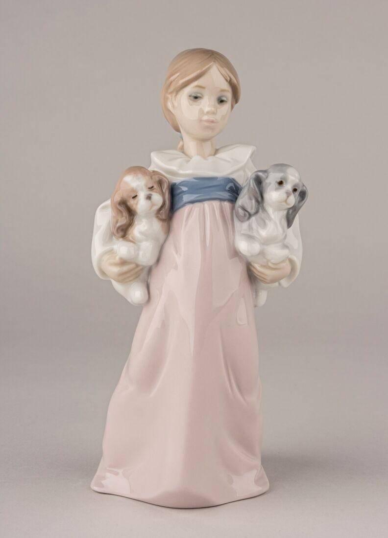 lladro Figura niña A jugar fuera Rebajas de fábrica