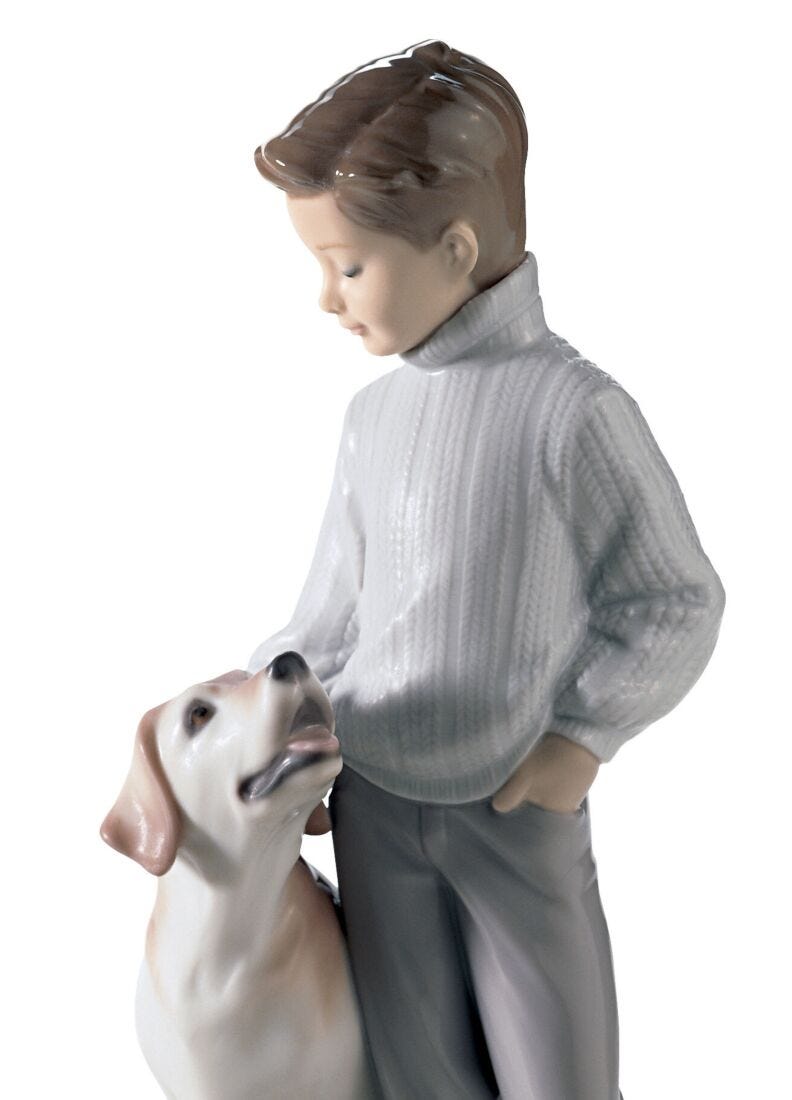 lladro Figura niño con perro Mi amigo más fiel Los más vendidos