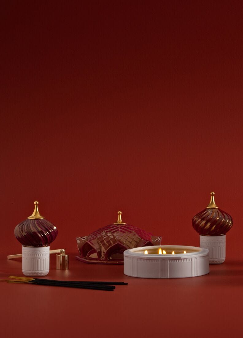 lladro Vela Pináculo Frambuesa 1001 Lights. Aroma Llega la noche Rebajas top