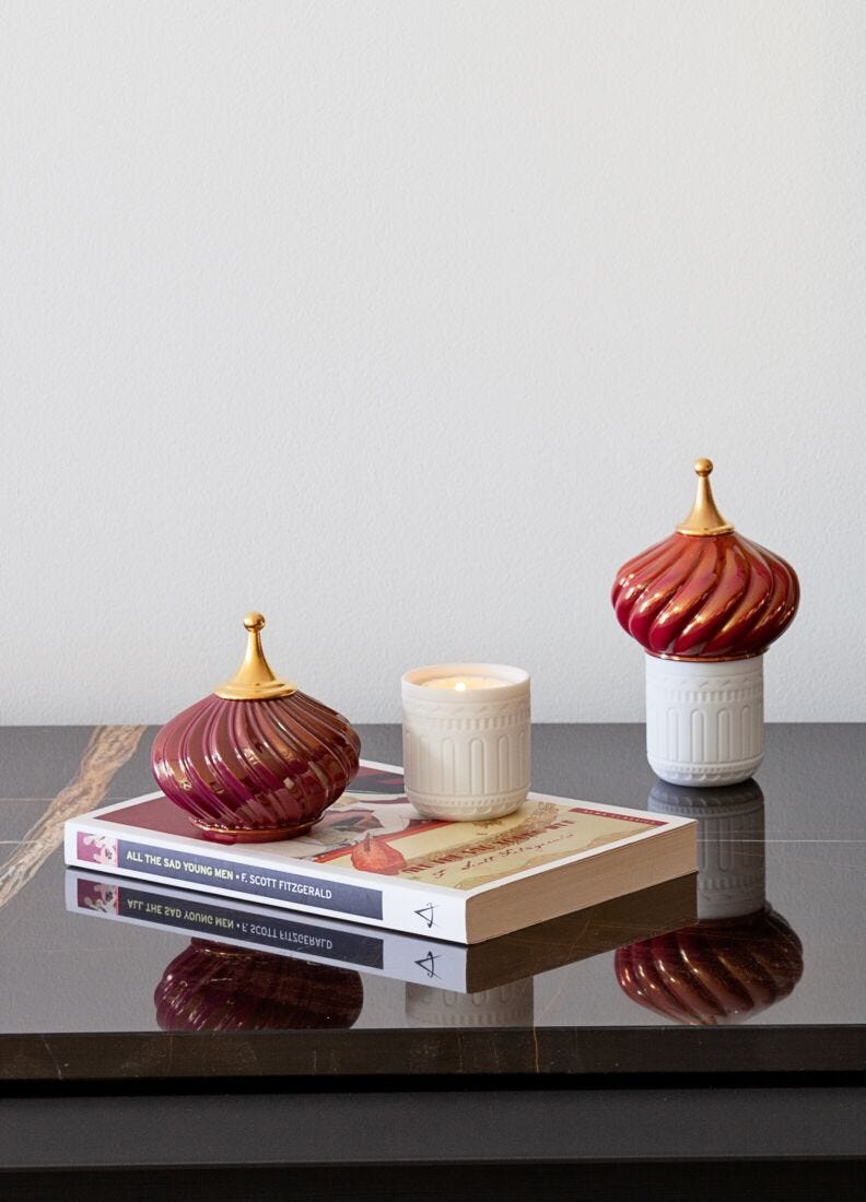 lladro Vela Pináculo Frambuesa 1001 Lights. Aroma Llega la noche Rebajas top