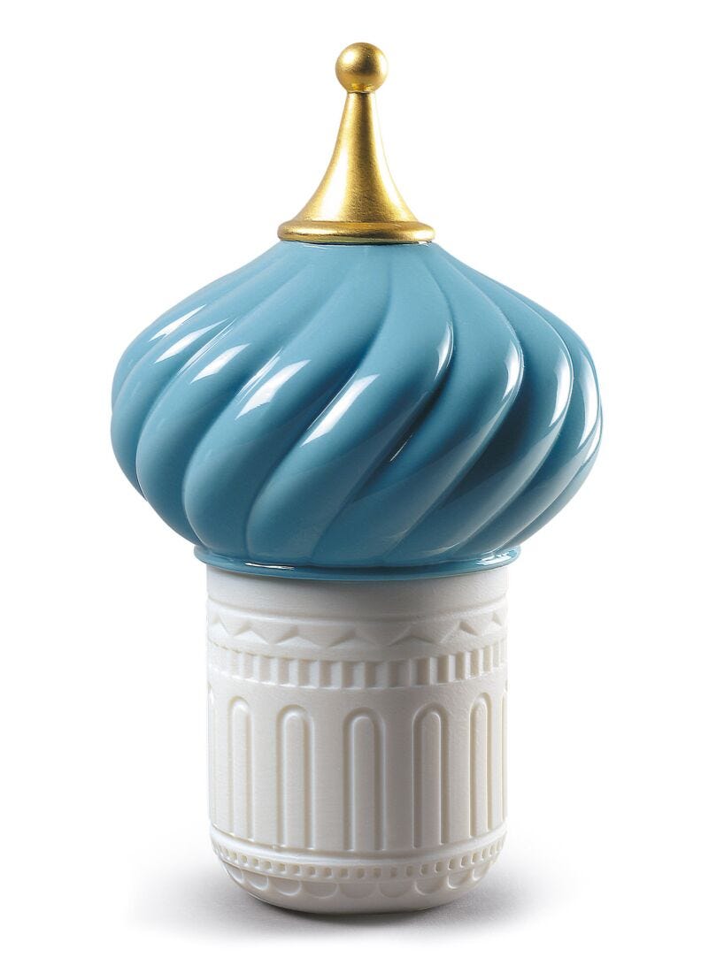 lladro Vela Pináculo turquesa 1001 Lights. Aroma Espíritu indomable