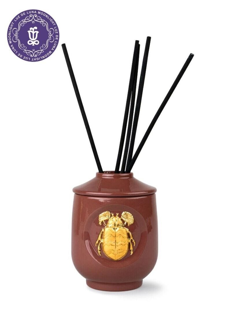 lladro Difusor perfume Escarabajo Luxurious animals. Aroma Luz de luna