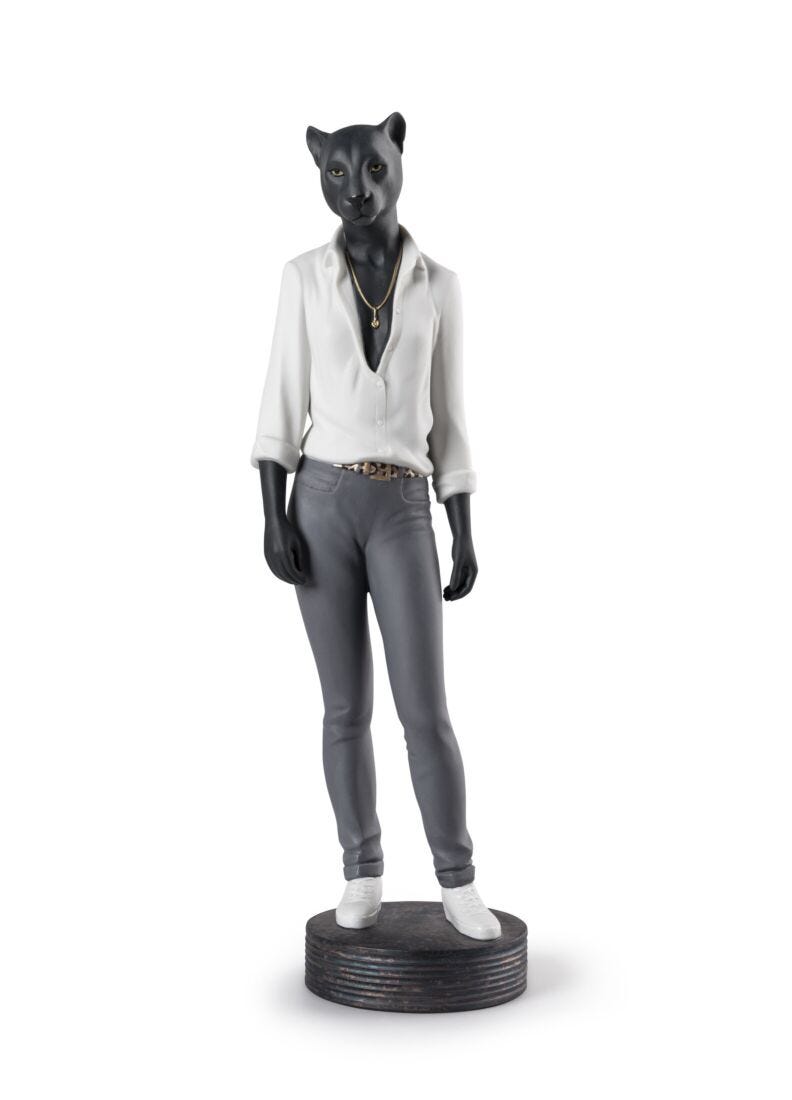lladro Figura Panther woman Ahorra y exporta