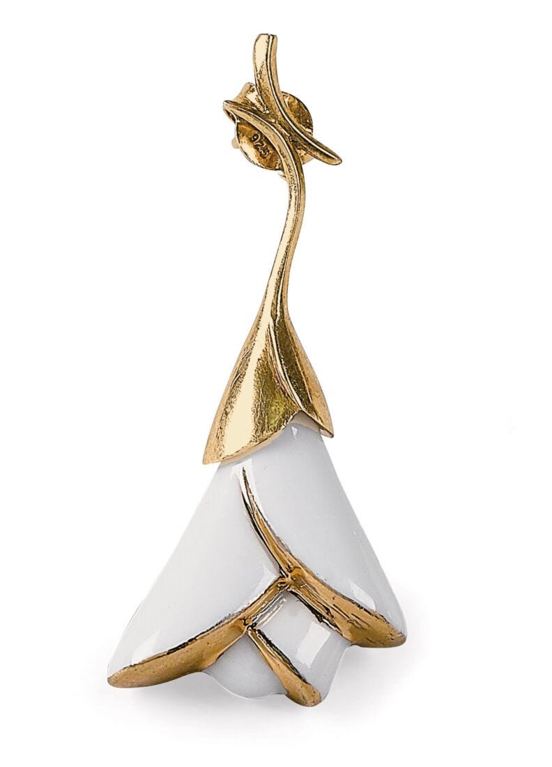 lladro Pendientes cortos Heliconia Venta caliente