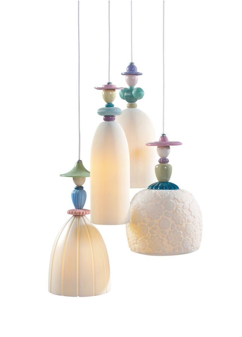 lladro Lámpara de techo Mademoiselle Caminando por la playa 4 luces (CE/UK/CCC) COMPRAR AHORA