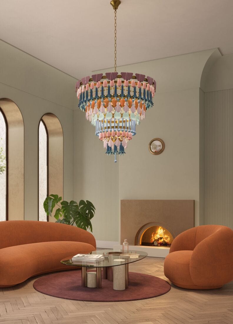 lladro Chandelier Seasons 140 cm. Otoño (CE/UK) Envío internacional gratuito