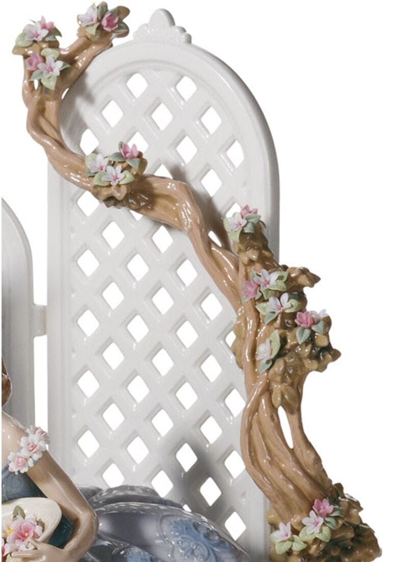 lladro Figura mujeres Jardin romántico. Serie limitada Devoluciones gratuitas