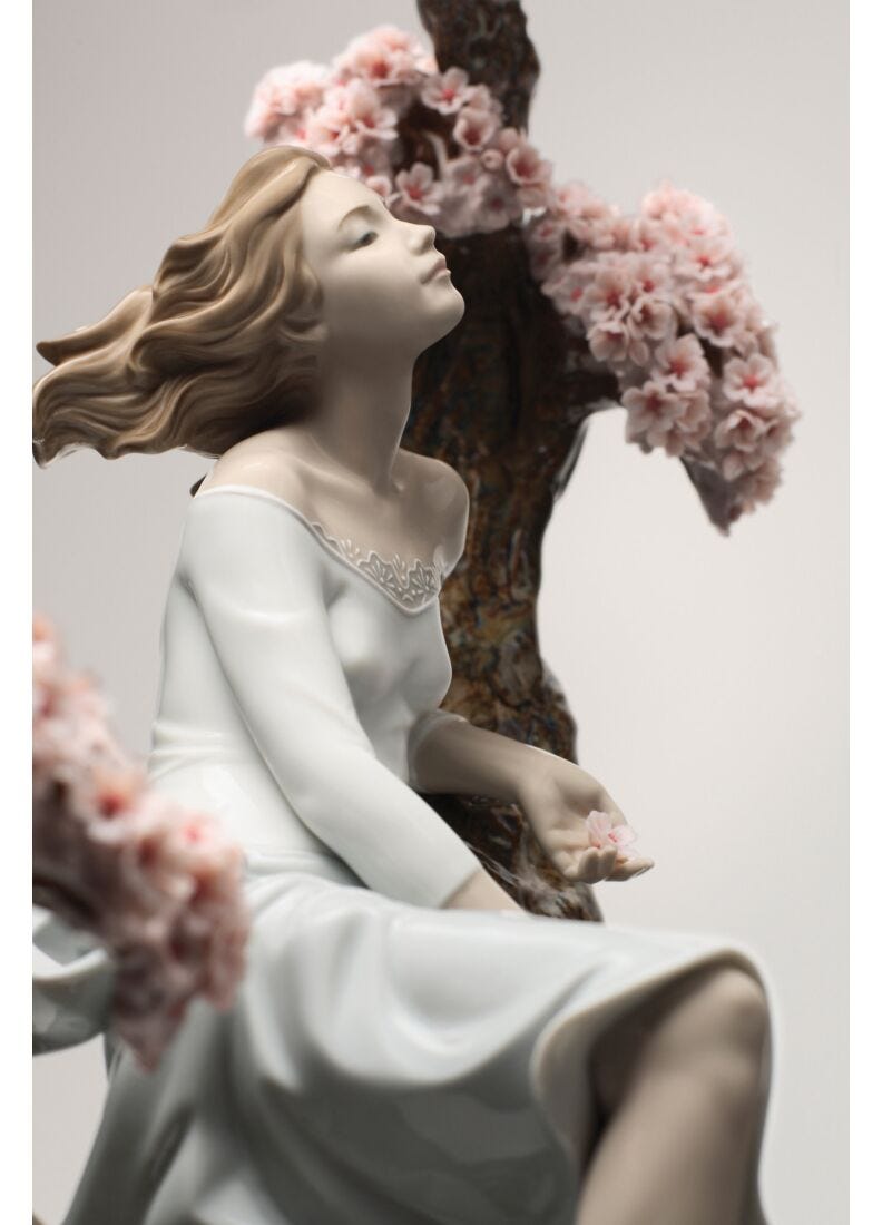 lladro Figura mujer Estación florida. Serie limitada