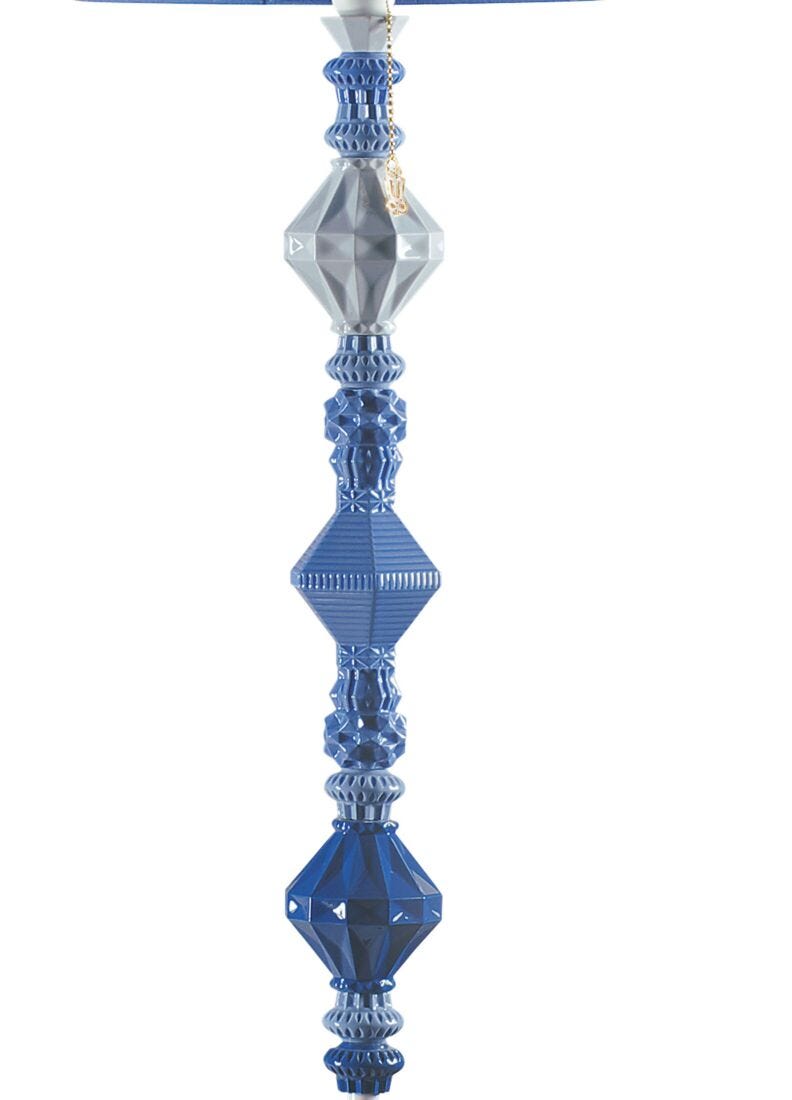 lladro Lámpara de pie II Belle de Nuit. Azul (CE) En oferta