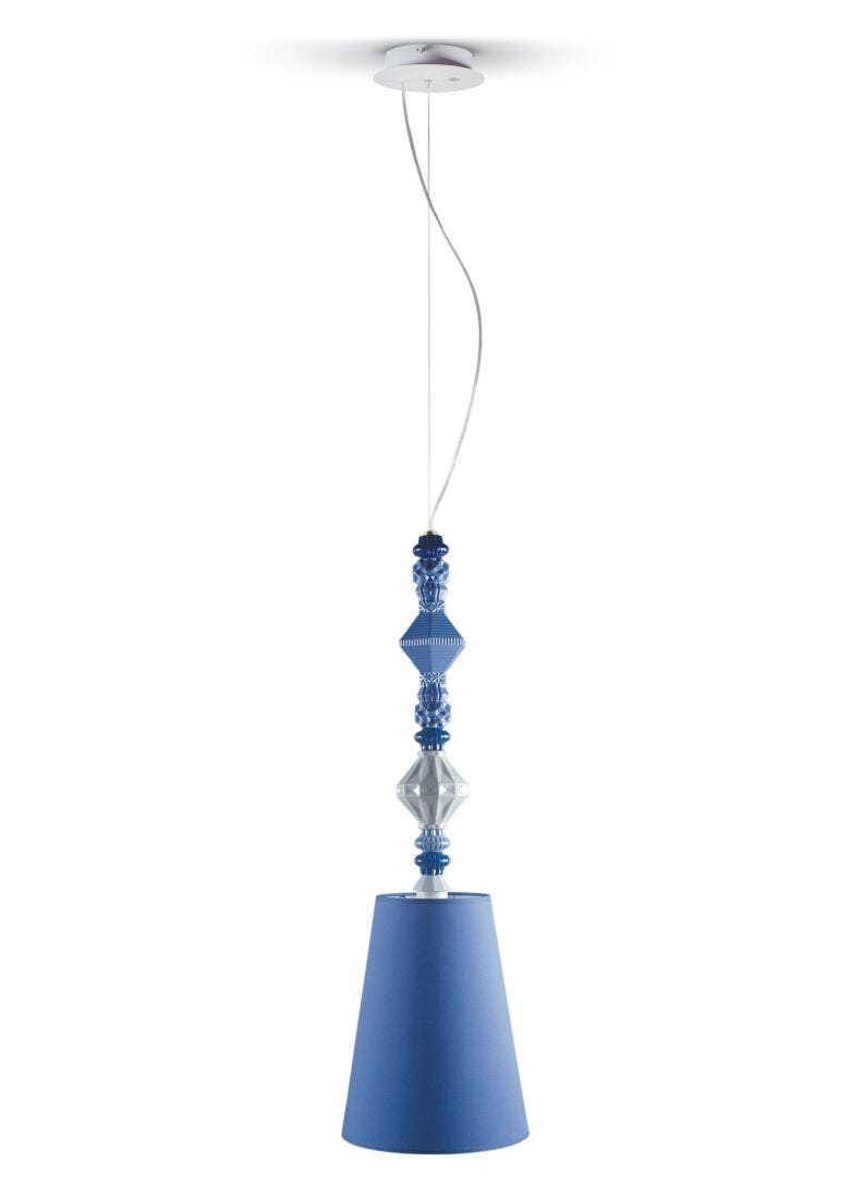 lladro Lámpara de techo II Belle de Nuit. Azul (CE/UK/CCC) Gran oferta