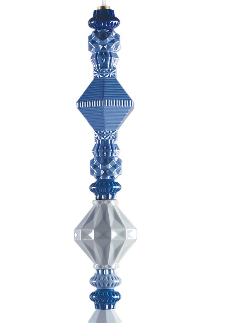 lladro Lámpara de techo II Belle de Nuit. Azul (CE/UK/CCC) Gran oferta