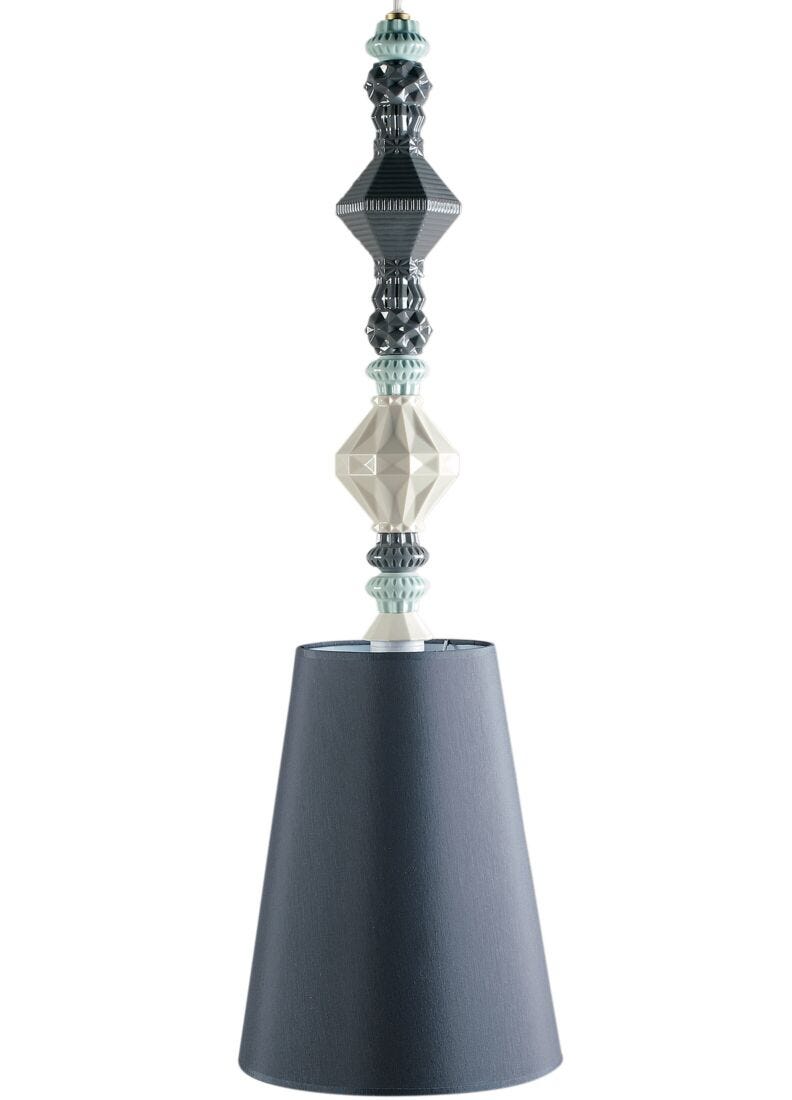lladro Lámpara de techo II Belle de Nuit. Negro (CE/UK/CCC)