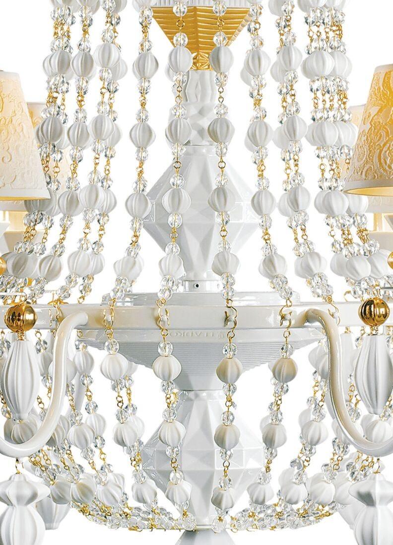 lladro Chandelier Winter Palace 6 luces. Lustre oro (CE/UK/CCC) ÚLTIMAS EDICIONES